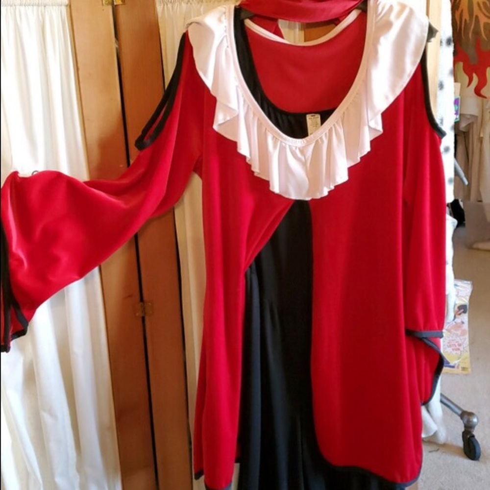 pirate costume XL captain Morganna theater